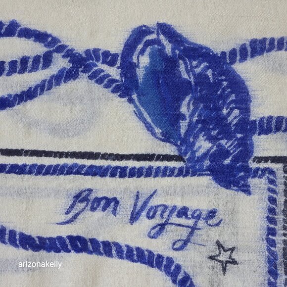 J. Crew Wool Nautical Scarf Lightweight - Picture 4 of 11